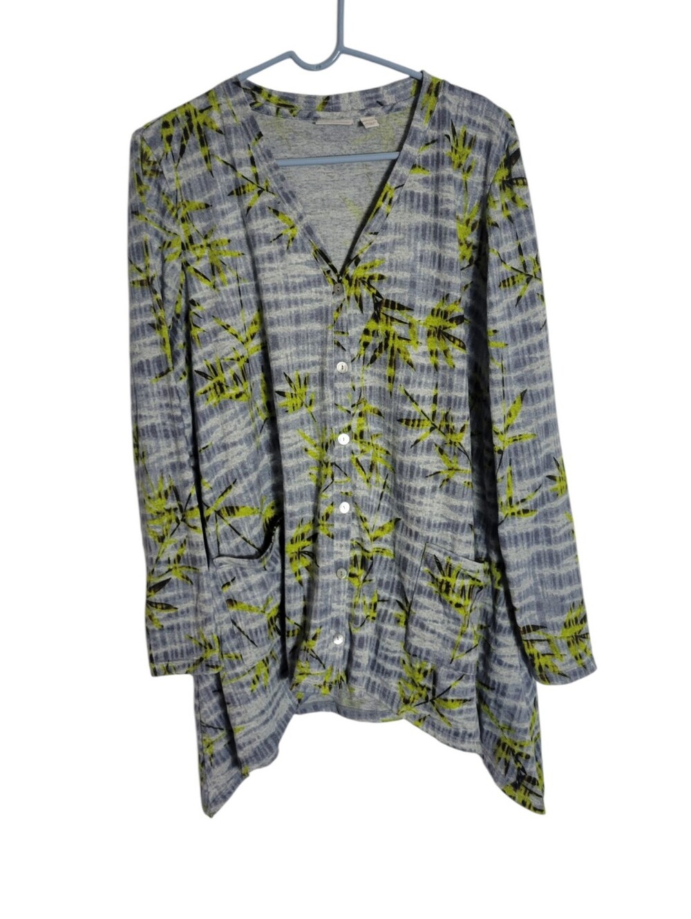 LOGO By Lori Goldstein Cardigan Sweater